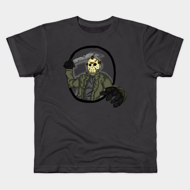 Diseño propio del gran Jason Voorhees Kids T-Shirt by Super-TS